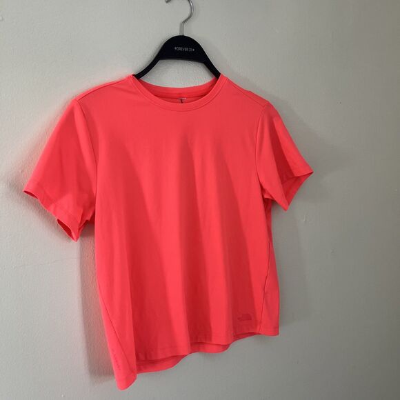 The North Face Flash Dry Ultralight Running Tee Shirt, Bright Salmon Pink- Small - Picture 6 of 7